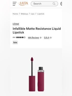 2 L'Oreal Infallible Matte Lipsticks #240 Road Tripping NWT